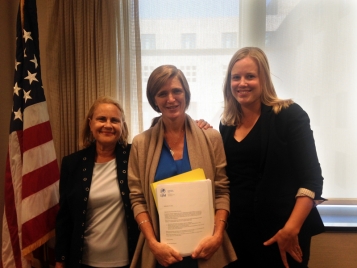IJM delivers petitions to US Ambassador to the UN, Samantha Power